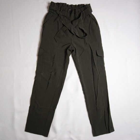 NWT loft FLUID PULL ON CARGO PANTS Vibrant olive - Picture 2 of 10
